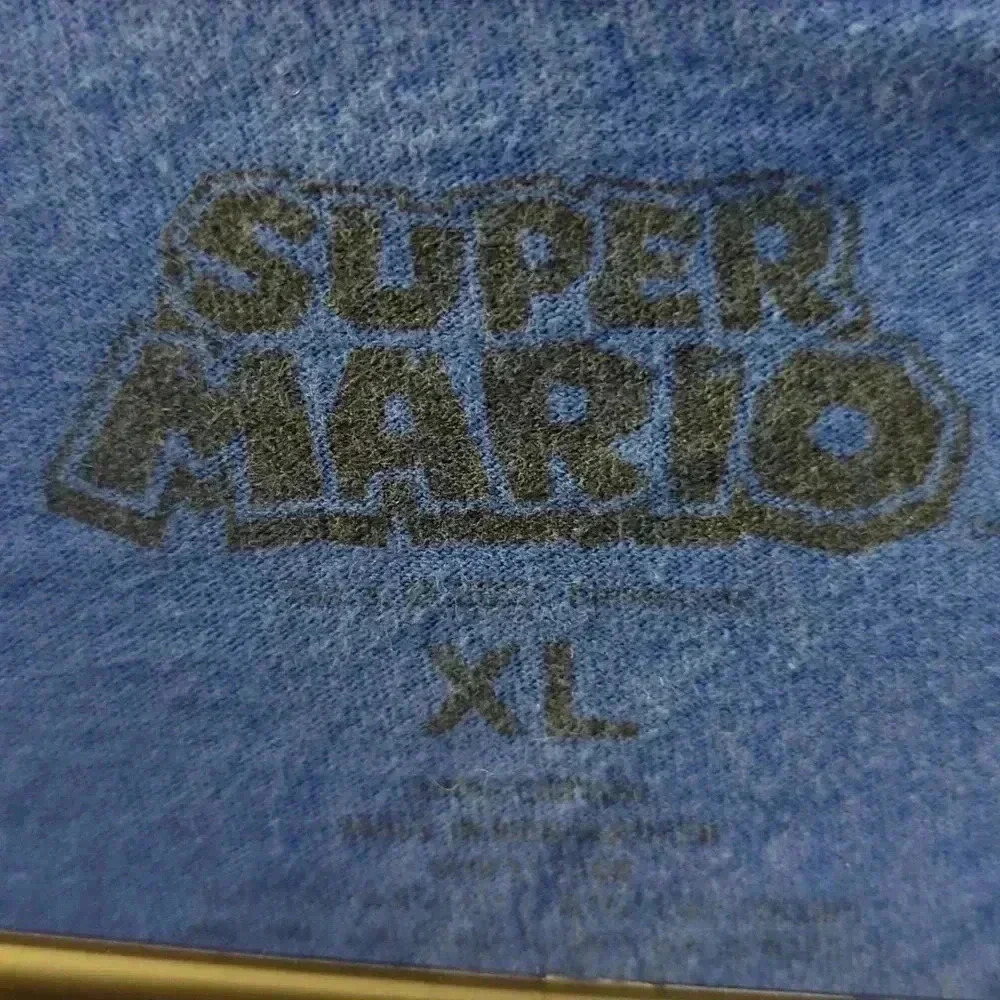 Super Mario T-shirt, blue, XL - Picture 3 of 6